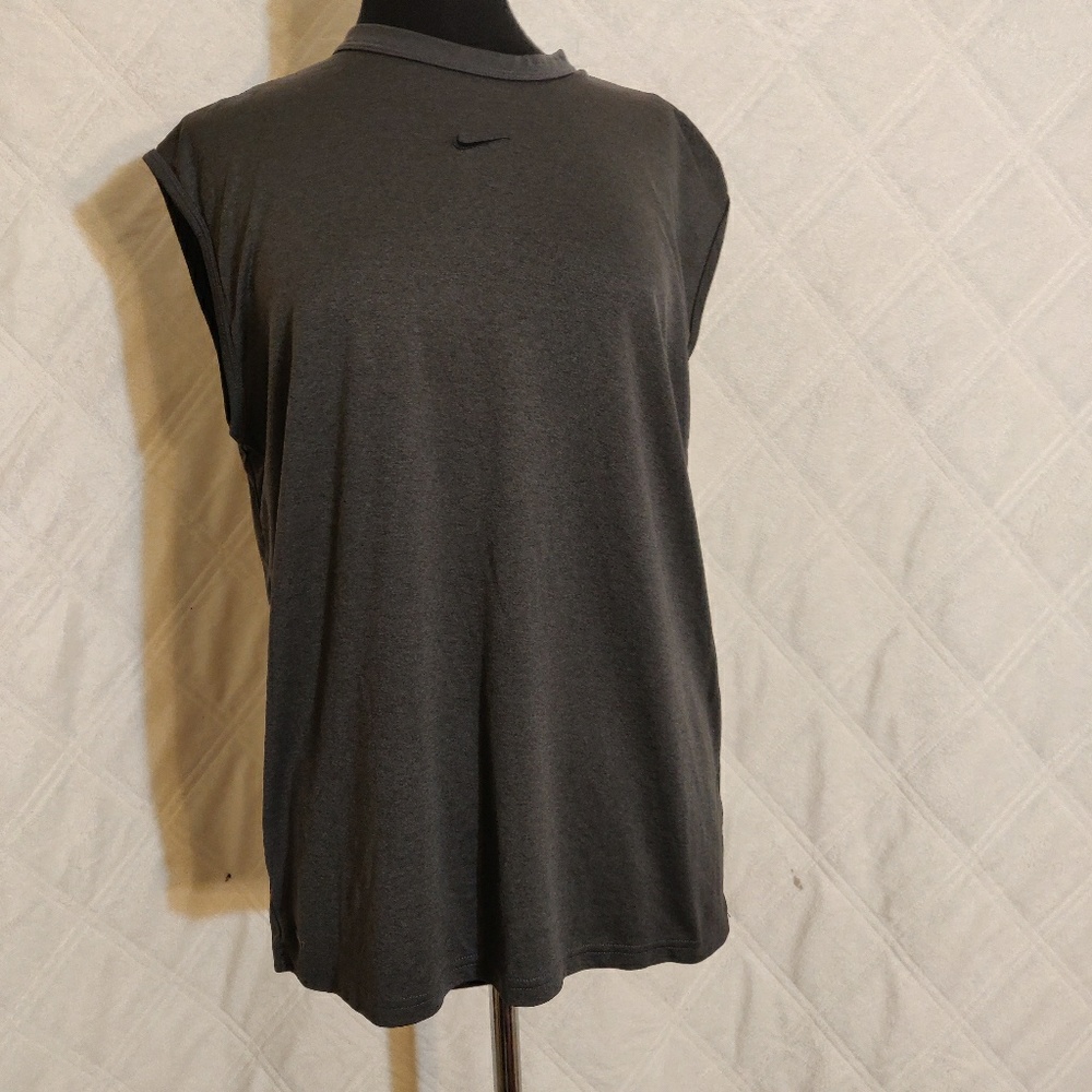 Nike Fit Tank Top Men M Grey